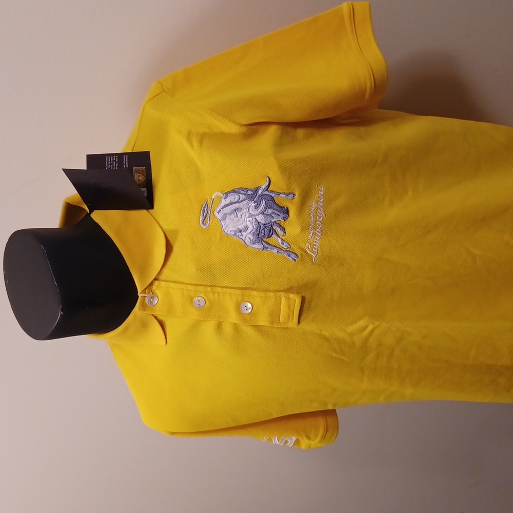 Authentic Automobili Lamborgini Limted Edition Polo T shirt size M